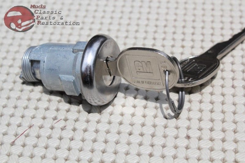 67 Camaro; Gm/Chevy Trunk Lock Kit Set Later Gm Oem Oval Round Keys