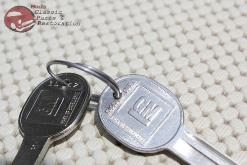67 Camaro; Gm/Chevy Trunk Lock Kit Set Later Gm Oem Oval Round Keys