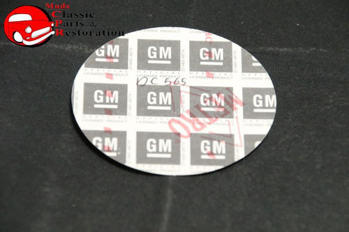 67 Chevelle Ss Tire Pressure Decal Gm # 3910996