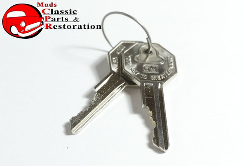 67 Impala Locks Ignition Door Glovebox Trunk Original Oem Gm Logo Keys Kit Set