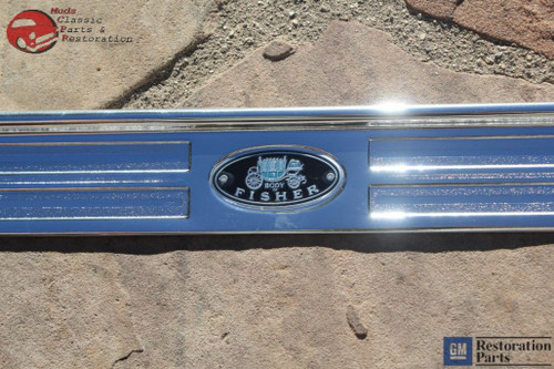 67-69 Camaro Firebird Door Opening Sill Scuff Step Plates Body By Fisher Pair