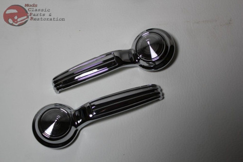 67-72 Chevy Gm Impala Truck Nova Inside Interior Chrome Door Handles