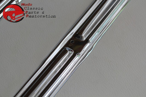 67-72 Chevy Gmc Truck Interior Door Sill Scuff Step Up Rocker Kick Plates Pair