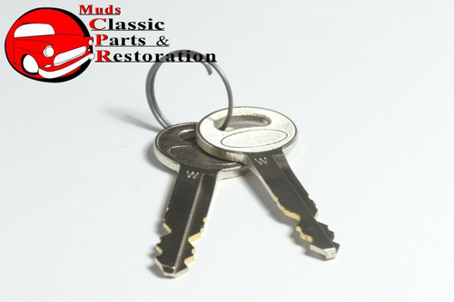 67-73 Mustang Ford Trunk Lock Cylinder & Keys (After 10/24/66)