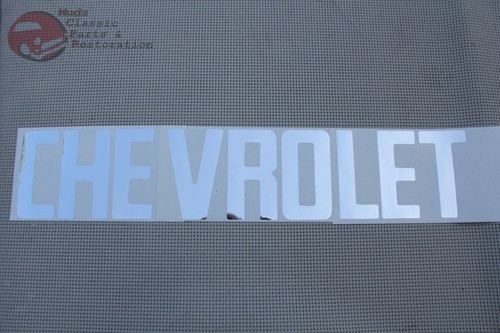 67-72 Chevy Pickup Truck Fleetside Rear Tailgate Chrome Letter Decal Set New