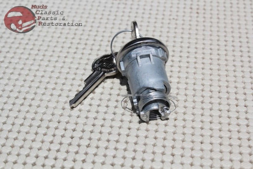 68 Chevelle Nova Trunk Rear Deck Lid Lock Cylnder Key Set Kit Oem Pear Head Keys