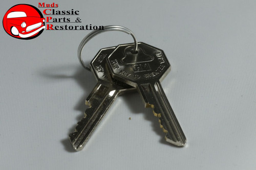 68 Camaro, Chevelle, El Camino, Firebird, Gto, Nova Ignition Lock Octagonal Keys