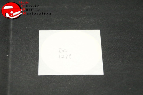 68 Impala Tire Pressure Decal, G70X15