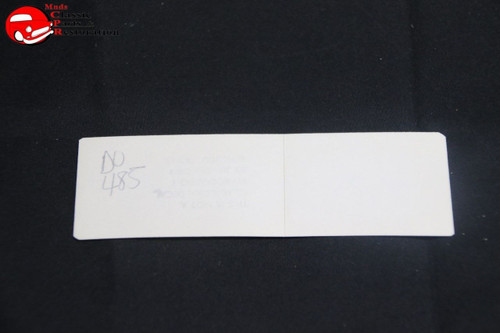 68 Oldsmobile 6 Cylinder Engine Keep Your Gm All Gm Air Cleaner Decal