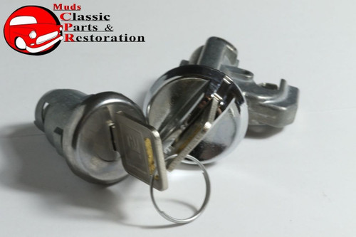 68 Nova Chevelle Ignition Door Trunk Glovebox Locks Original Keys Gm Logo Chevy