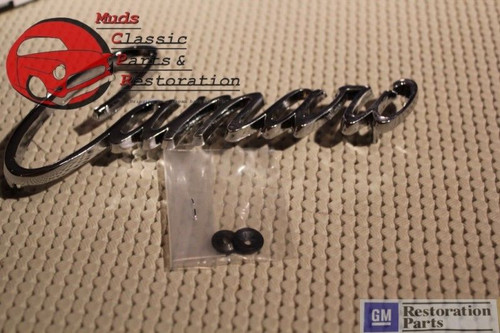 68-69 "Camaro" Script Fender Emblems, Pair