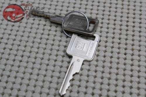 68 Nova Chevelle Camaro El Camino Firebird Gto Ignition Lock Square Keys