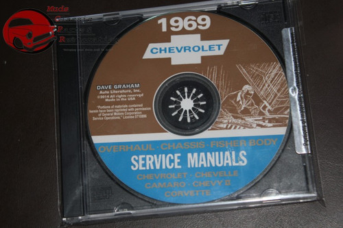 69 Chevy Overhaul Chassis Fisher Body Service Manuals Cd Rom Chevelle Camaro Pdf