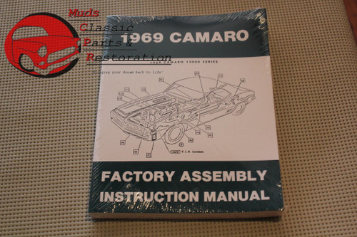 69 Chevy Camaro Factory Assembly Manual Book Z28 Rs Ss Super Rally Sport