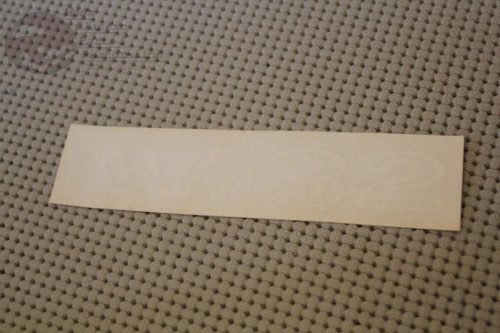 69 Oldsmobile W-32 Fender Decal White