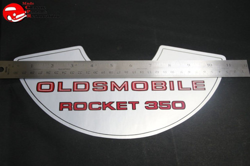 69-74 Oldsmobile Hurst 350 4V Rocket Air Cleaner 10 1/2"X5 1/4"
