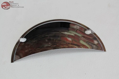 7" Headlight Half Moon Lamp Trim Cover Chopper Bobber Harley Custom Motorcycle