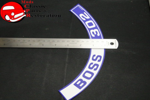 70 Ford Mustang Shelby Boss 302 Ram Air Air Cleaner Decal Part #Dozf-9C611-A