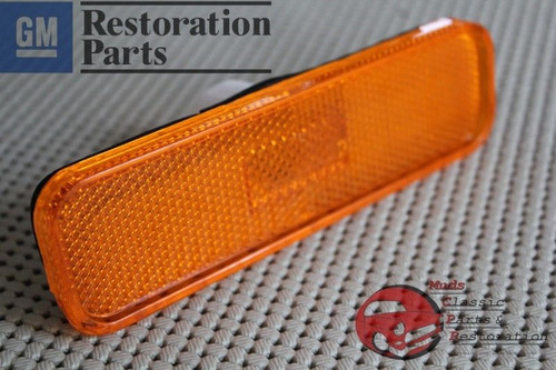 70-73 Camaro Side Marker Lamp Light Lens Kit Correct Sae Guide Markings Set Of 4