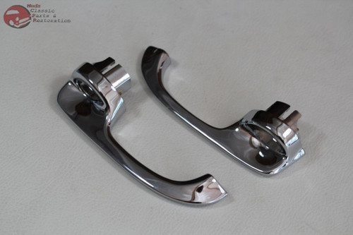 70-72 Chevy El Camino Chevelle Outside Front Door Handle Set W/O Button Pair Set