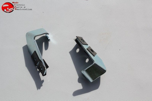 70-72 Chevy Monte Carlo Rear Fender Skirt Mounting Bracket Clips Hardware Set