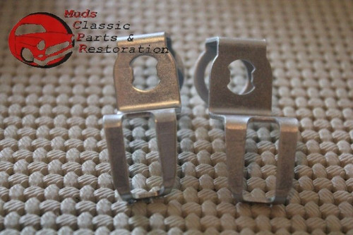 70-78 Chevy Camaro Door Lock Cylinder Metal Latch Brarckets Pawls Rh & Lh Pair
