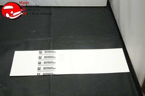 71 Mopar Plymouth Dodge Air Cleaner Lid Decal - Hemi 426