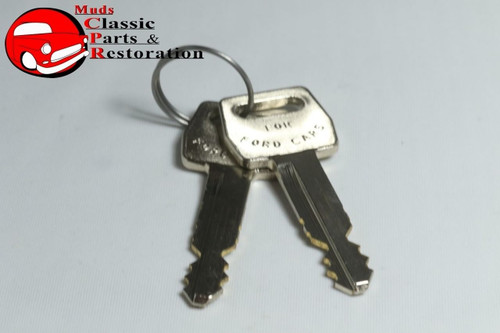 73-76 Ford Mustang Ignition Door Lock Cylinder Set After 5/14/73