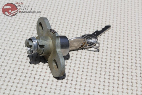 74 -77 Chevy Camaro; 70-73 Firebird Trunk Lock Oval Round Key Set Kit New