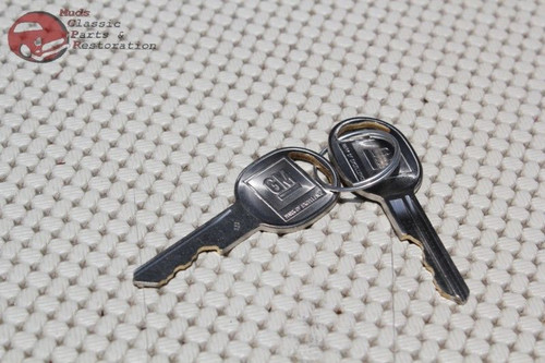 74 -77 Chevy Camaro; 70-73 Firebird Trunk Lock Oval Round Key Set Kit New