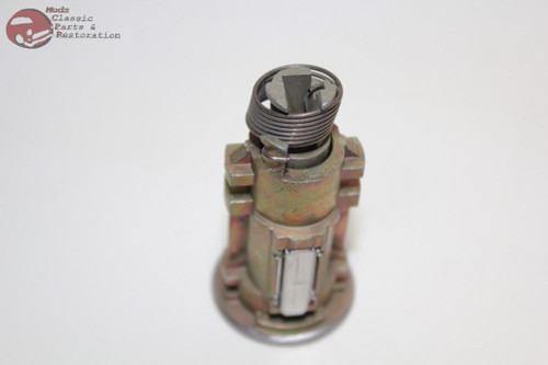74-93 Mustang Ford Trunk Lock Cylinder Chrome Cap W Keys New
