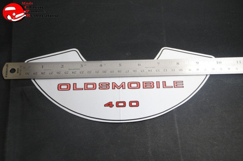75 Oldsmobile 400 Air Cleaner Decal