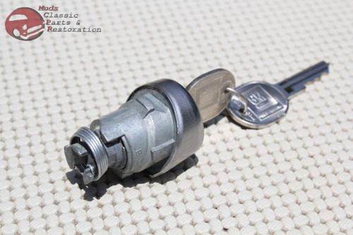 78-81 Chevy Camaro Trunk Lock Cylinder Key Set Kit Round Oval Head Keys