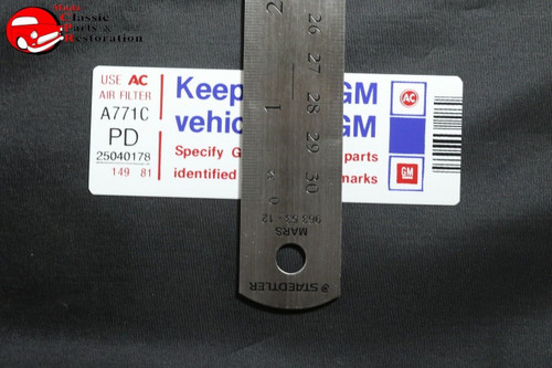 81 Firebird/Trans Am Turbo 4.9 Keep Your Gm All Gm Air Cleaner Decal Pd 2500178