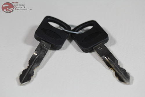 96-04 Mustang Ford Door Lock Cylinder Key Set Black Cap With Pawl New