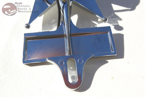 Blue Light Safety Star LED License Plate Topper Ornament Custom Truck Hot RatRod