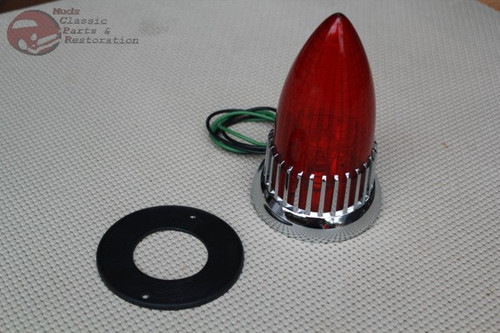 Cadillac Style Flush Mount Taillamp Park Tail Lights Red Clear Custom Car Truck