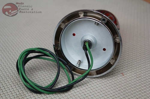 Cadillac Style Flush Mount Taillamp Park Tail Lights Red Clear Custom Car Truck