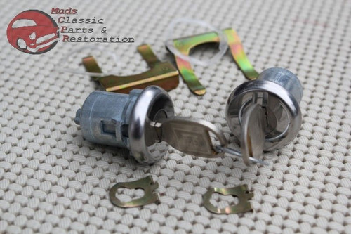 Camaro Chevelle Cadillac Gm/Chevy Door Locks Set Round Head Keys