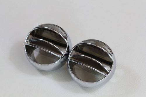 Camaro Chevelle Corvette Impala Chevy Truck Dash Astro Air Ac Vent Balls Chrome