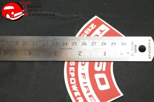 Camaro Nova Chevy 350 Turbo Fire 285-Hp Air Cleaner Decal Gm #3896971