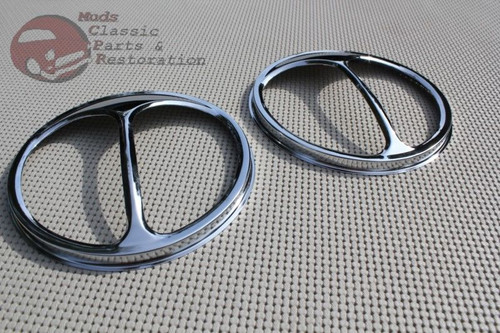 Car Truck Hot Rat Lead Sled Street Rod 7" Cats Eye Headlight Covers Set Pair New