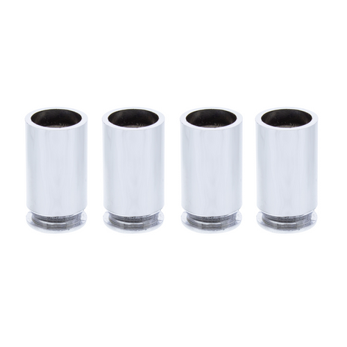 Chrome 44 Shell Bullet Casing Valve Stem Caps Custom Truck Hot Rat Street Rod