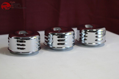 V-Twin - 34-1659 - 8 inch Round Air Cleaner Assembly Chrome