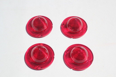 1958 Chevy Bel Air Biscayne Rear Tail Light Lamp Lenses 4 Four