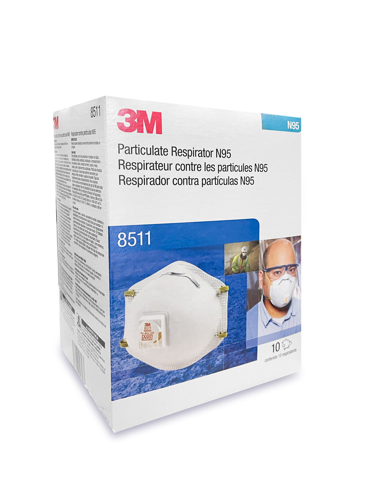 Personal Protection - Respirators - 3M 8511 N95 Respirator with ...