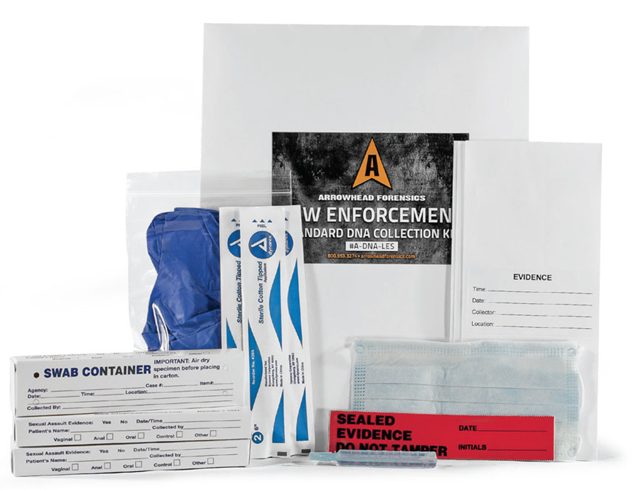 Law Enforcement Standard DNA Collection Kit Arrowhead Forensics image