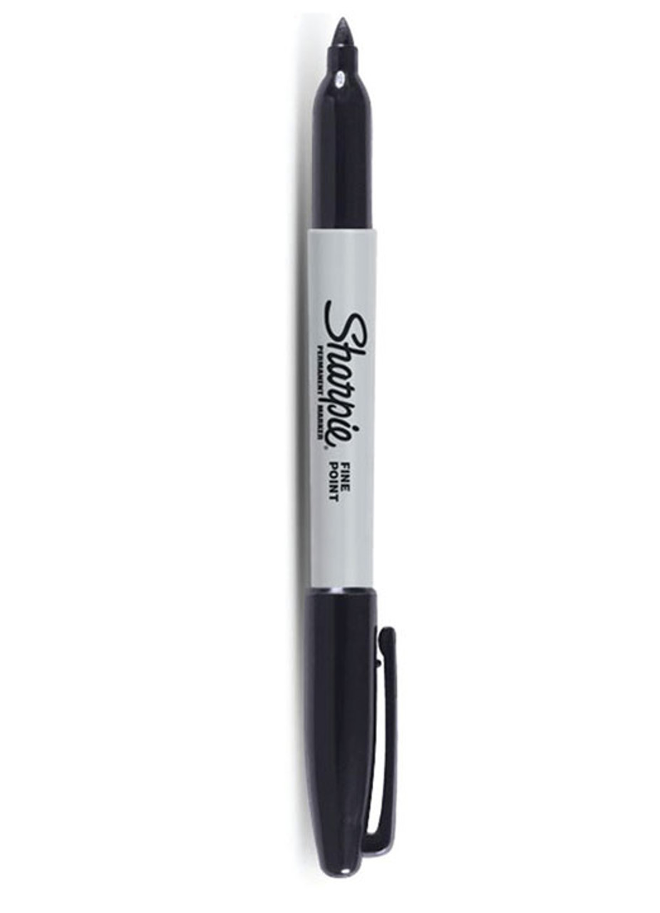 Sharpie Black Fine Point Permanent Marker Black