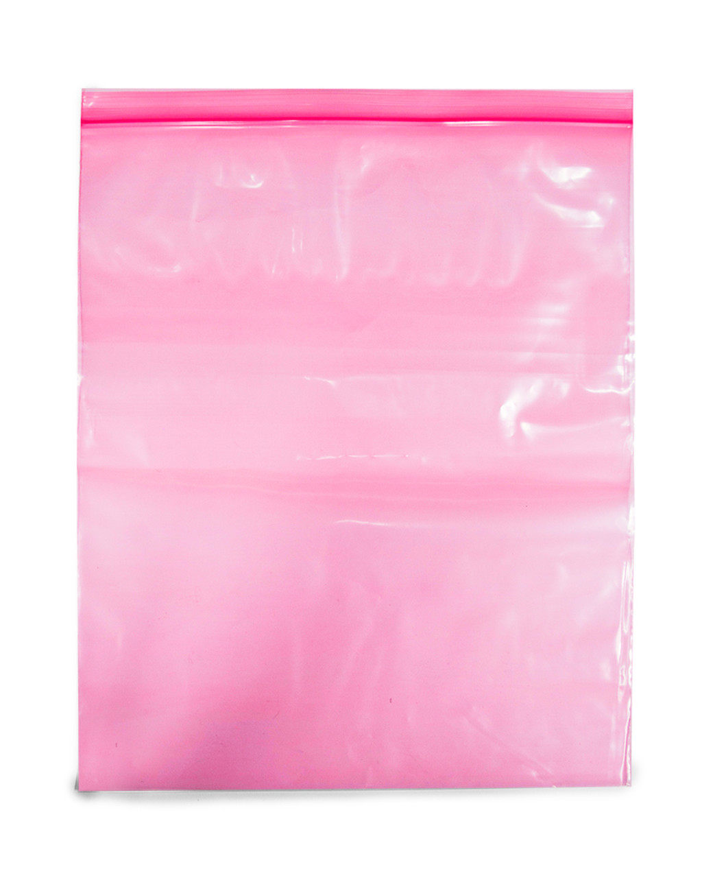 12x12 4 Mil Pink Anti-Static Reclosable Bags - 1,000 Bags/Case