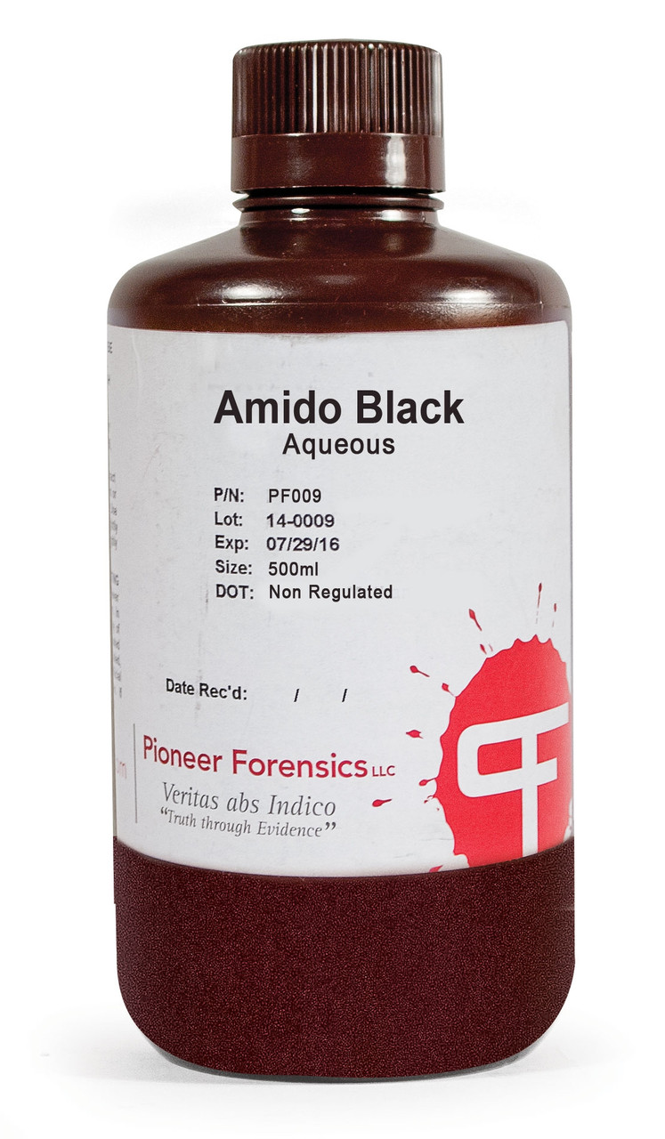 Blood ID and Enhancement - Stains / Reagents - Amido Black - Fixative